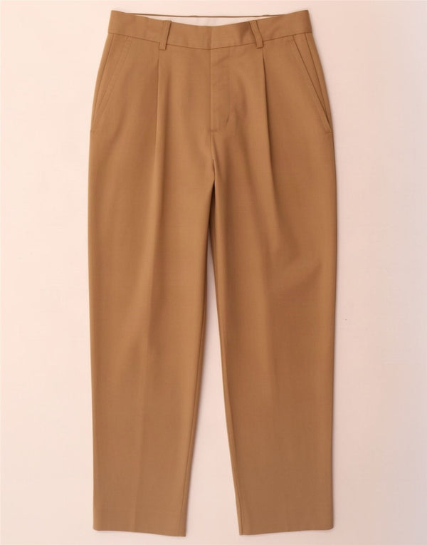 Tommy Hilfiger højtaljede cropped bukser til kvinder US 4 Small W28 L26 Beige