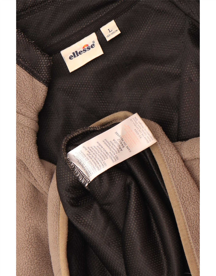 Ellesse Boys Fleecejakke 12-13 År Stor Grå Colourblock Polyester