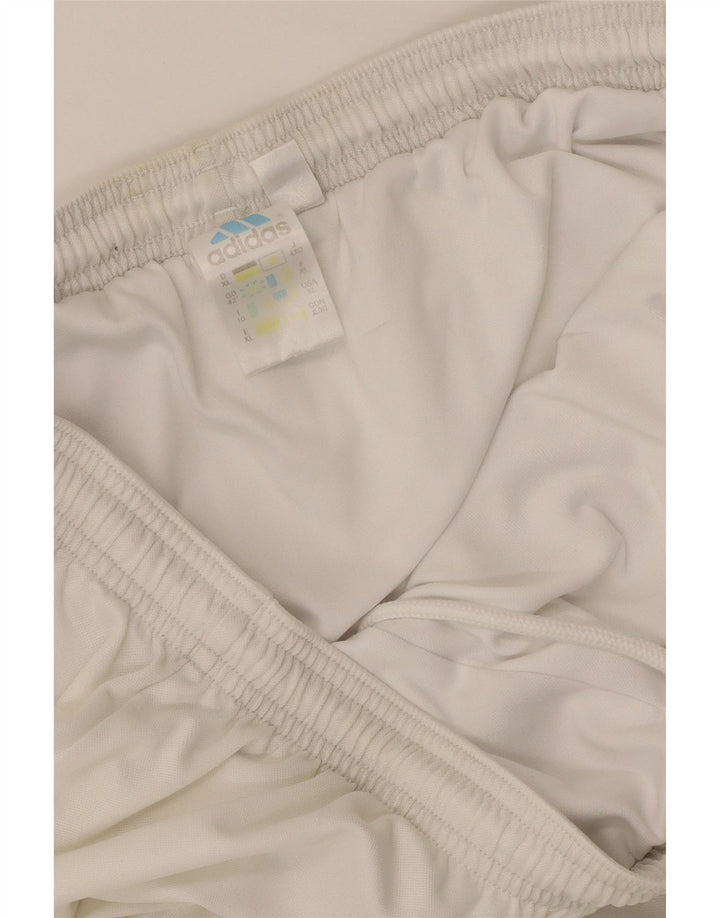 Adidas Herre Climalite Sportshorts 2XL Hvid Polyester