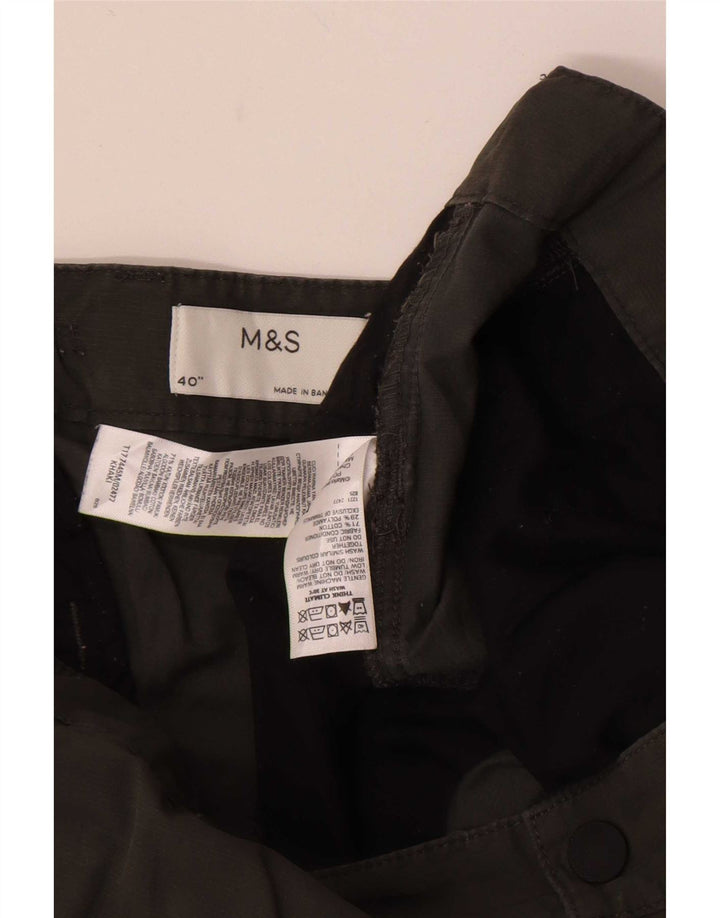Marks & Spencer Herre Cargo Shorts W40 XL Khaki Bomuld