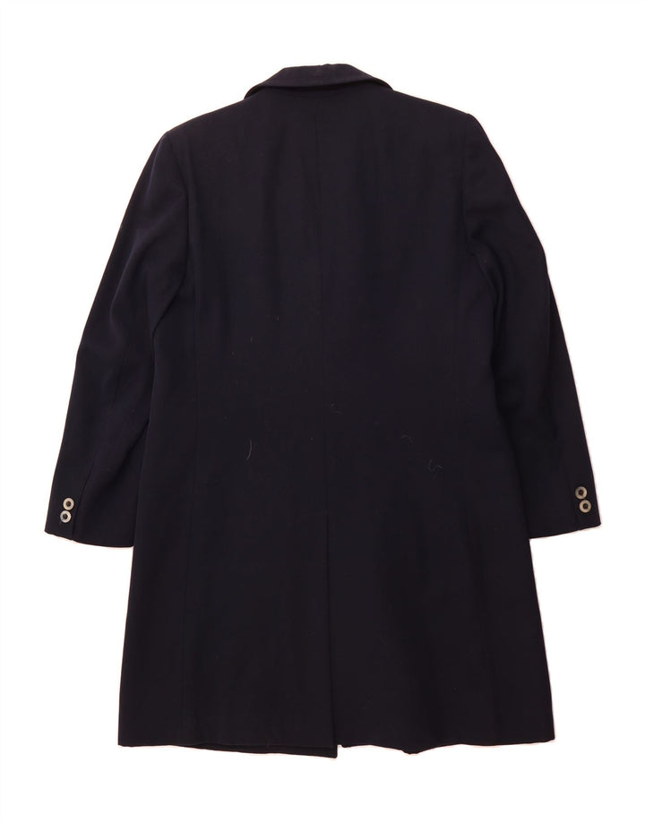 BOND STREET Mens Overcoat UK 36 Small Navy Blue Vintage Bond Street and Second-Hand Bond Street from Messina Hembry 