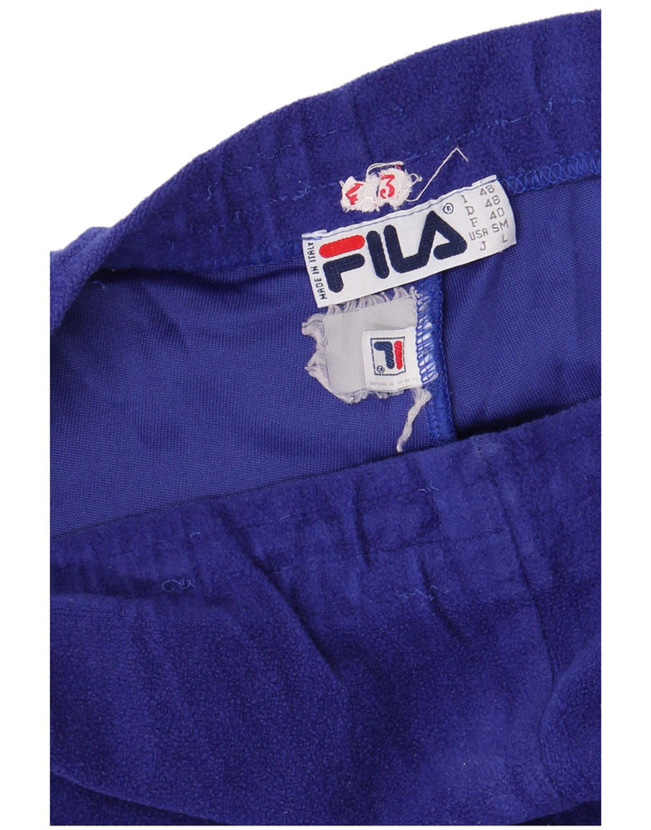 FILA Herre Fleece træningsdragt Bukser IT 48 Medium Blue