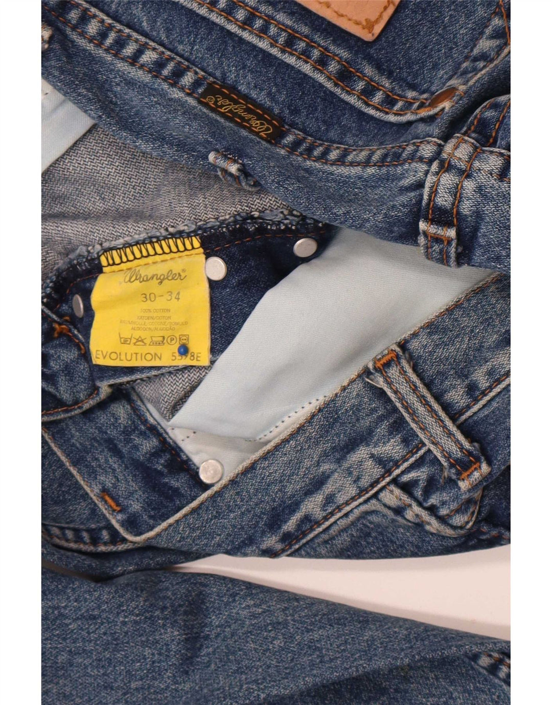Wrangler Herre Evolution Straight Jeans W30 L31 Blå Bomuld