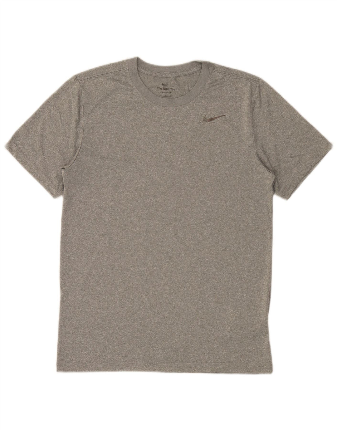 Nike Herre Dri Fit T-shirt Top Lille grå Flecked Polyester