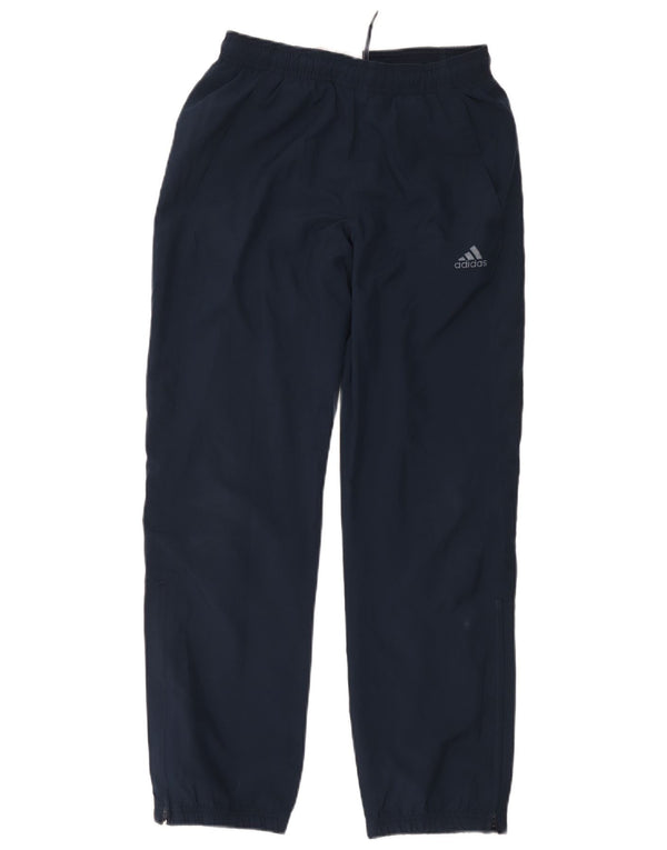 Adidas Drenge Træningsdragt Bukser Joggers 13-14 År Marineblå Polyester