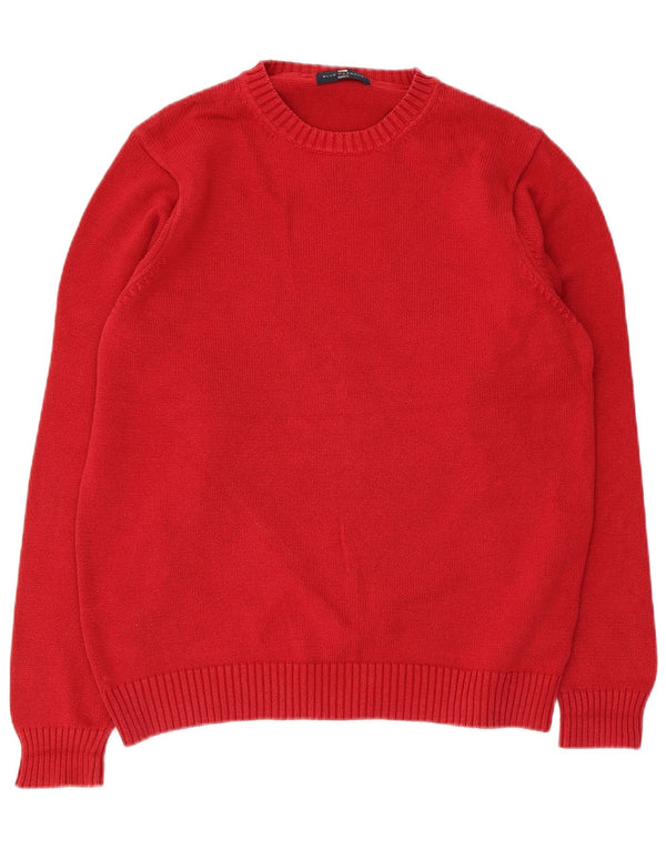Marks & Spencer Herre sweater med rund hals DK 38/40 Medium Rød