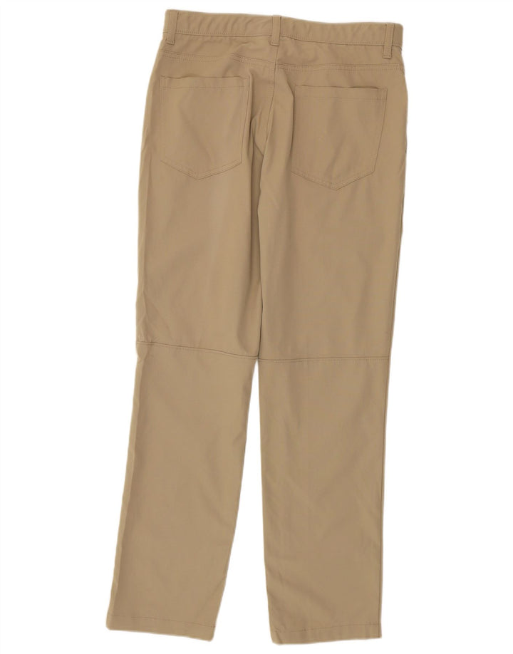 Lee Straight Casual Bukser til mænd W32 L32 Beige Polyester