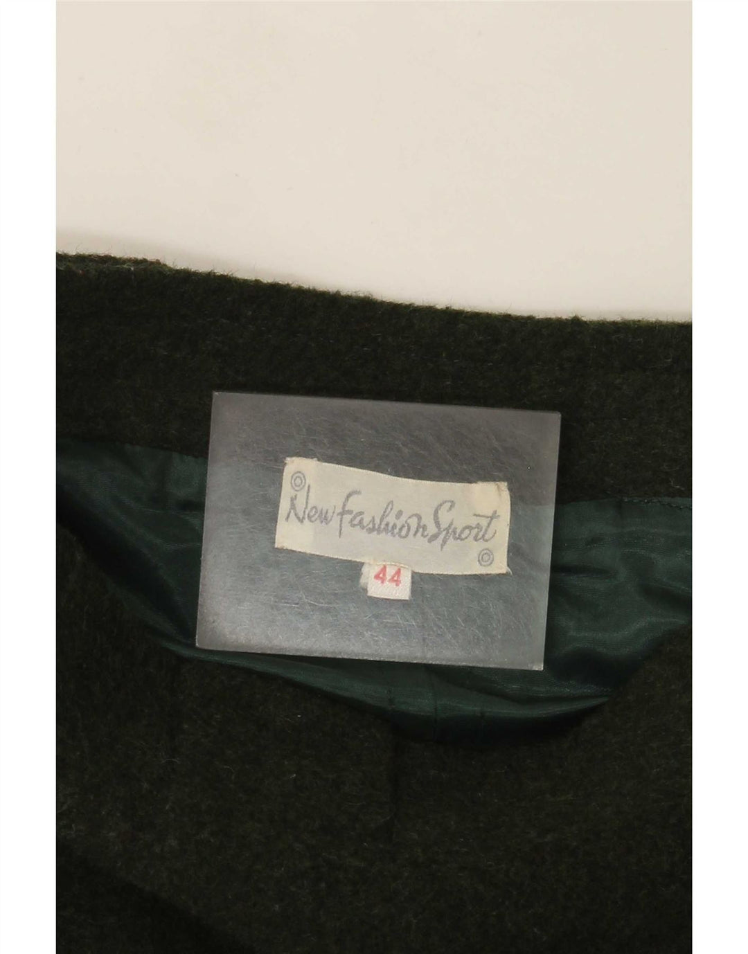 Vintage dame A-line nederdel IT 44 Medium W28 Grøn