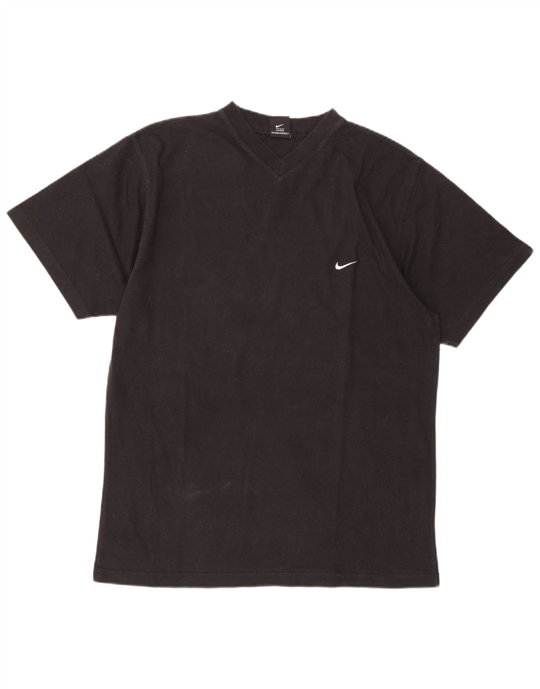 Nike T-shirt top til mænd UK 42/44 Stor sort bomuld