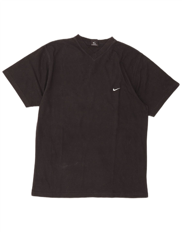 Nike T-shirt top til mænd UK 42/44 Stor sort bomuld