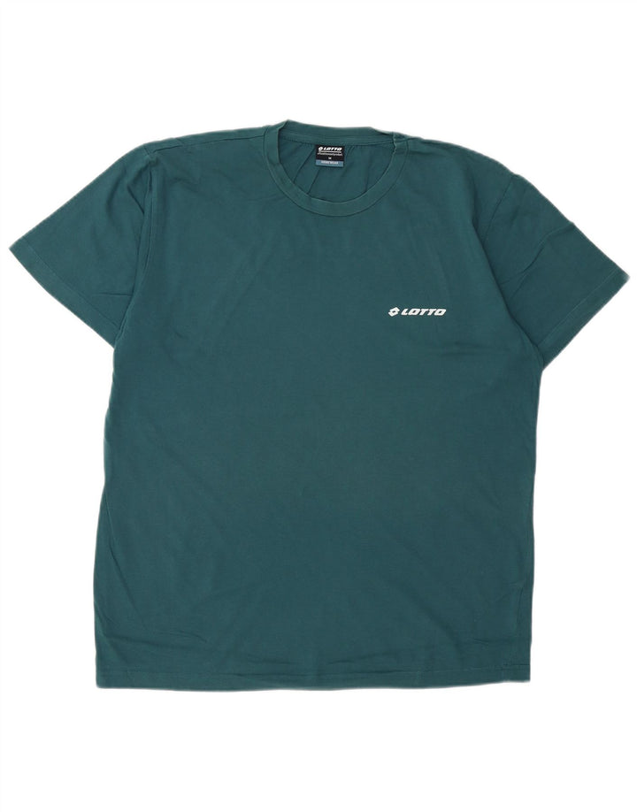 Lotto Herre T-Shirt Top Medium Blå