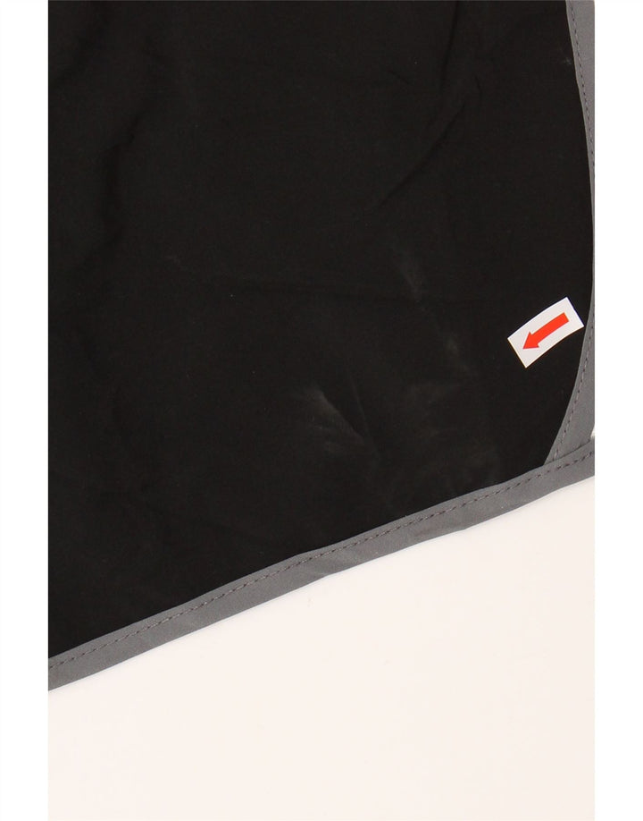 REEBOK Herre grafiske sportsshorts Small Black Colourblock