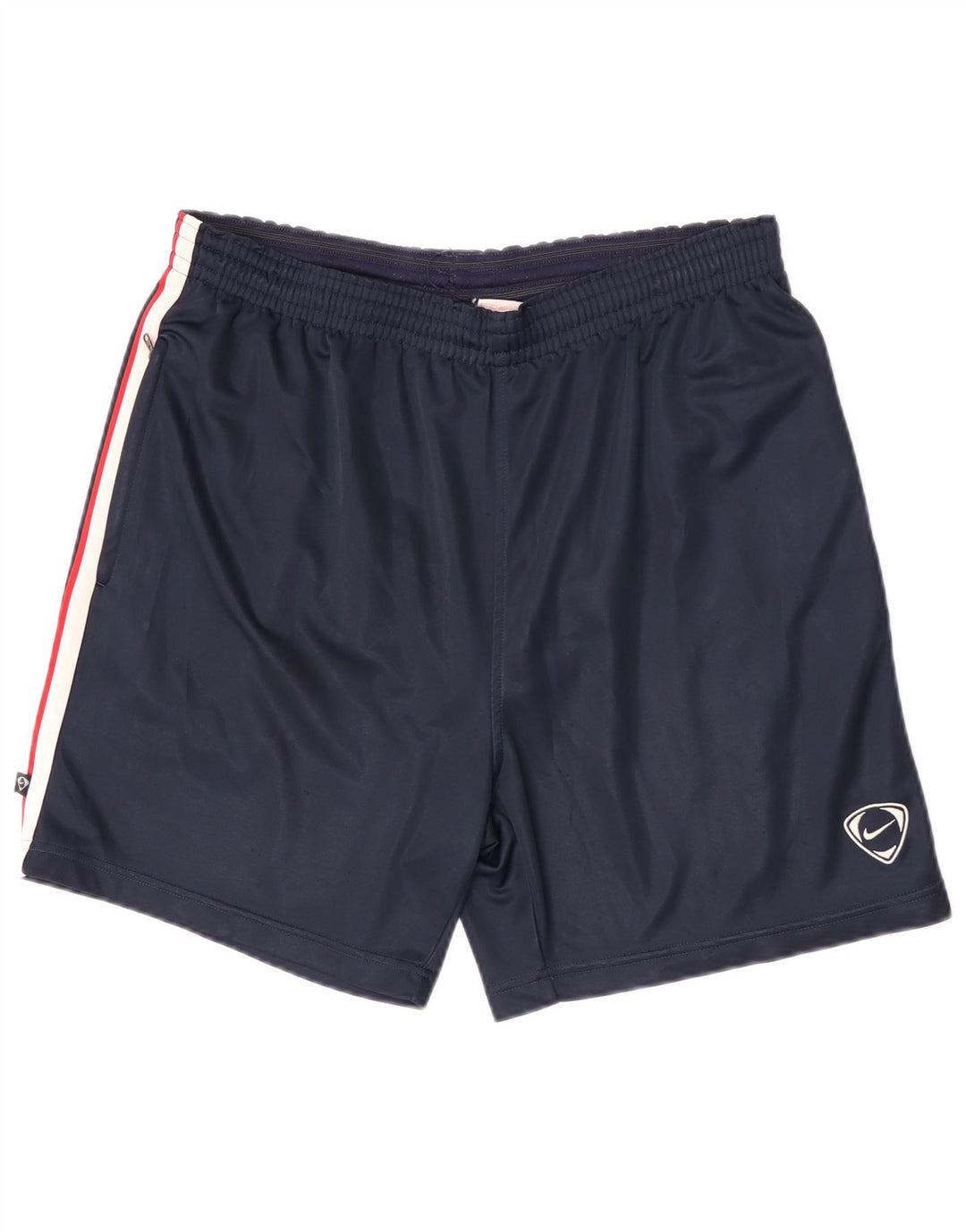 Nike Sportsshorts til mænd Large Navy Blue Colourblock Polyester