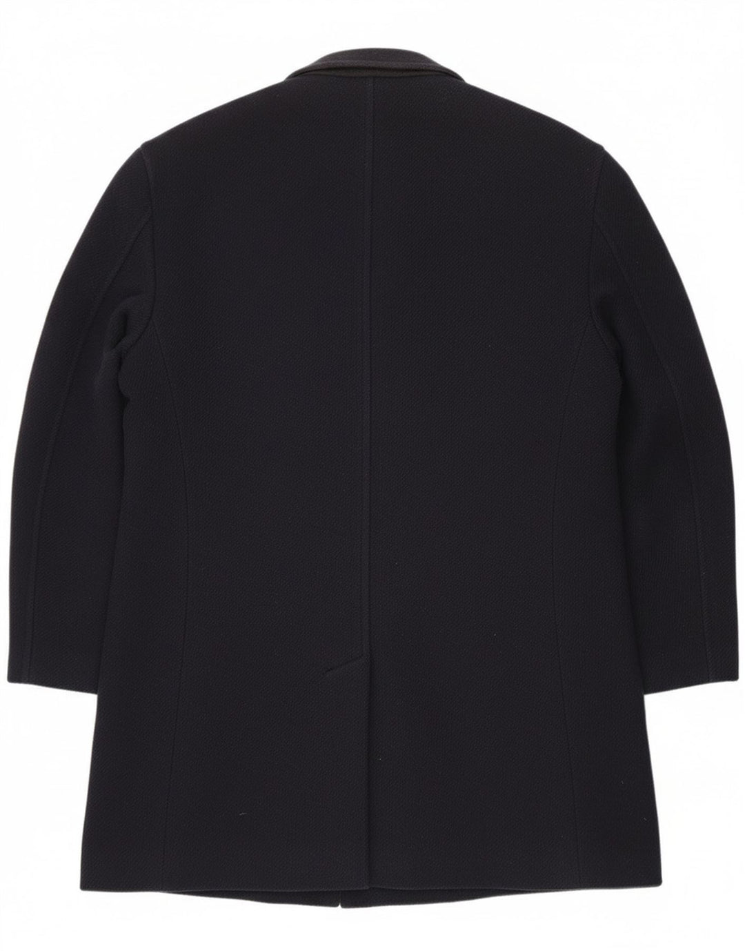 Fay Herre Overfrakke UK 40 Large Navy Blue Virgin Wool