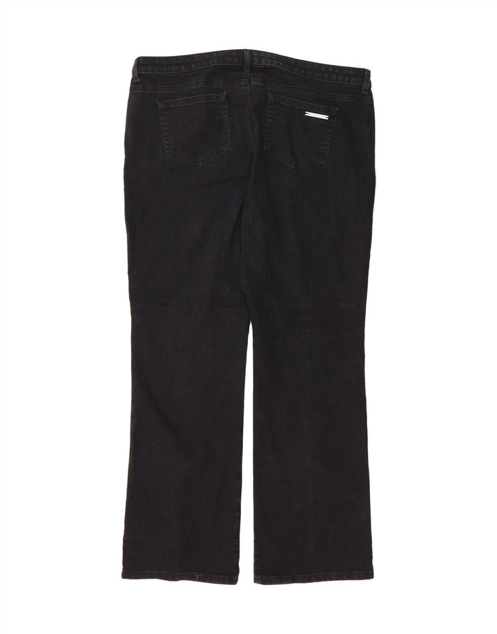 MICHAEL KORS Womens Bootcut Jeans US 20 3XL W40 L32 Black Cotton Vintage Michael Kors and Second-Hand Michael Kors from Messina Hembry 