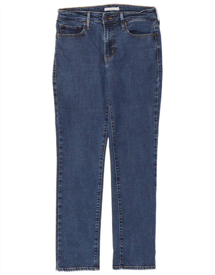 Levi's Dame 712 Slim Jeans W29 L30 Blå Lyocell