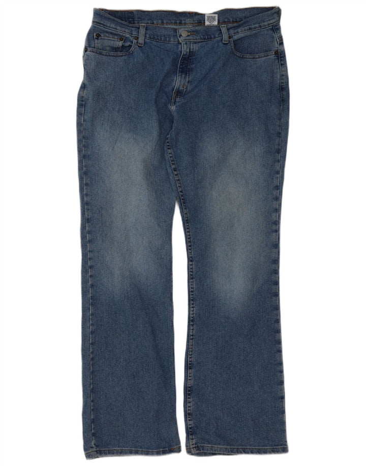Levi's Dame 515 Bootcut Jeans US 16 2XL W36 L32 Blå Bomuld