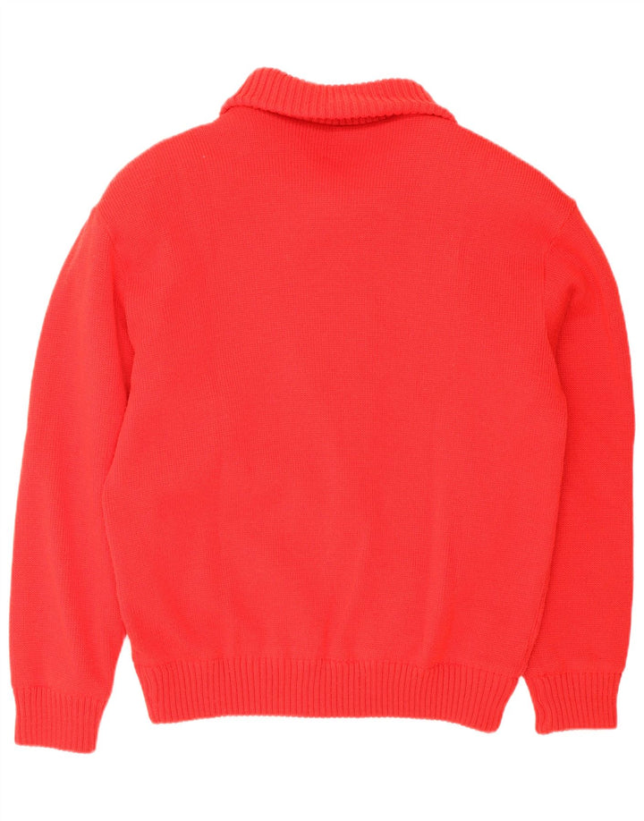 Navigare Herre Cardigan Sweater IT 48/50 Medium Rød Uld