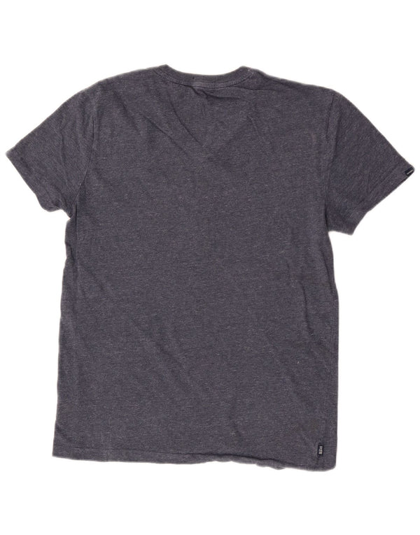 Superdry Herre T-shirt Top Medium Marineblå Bomuld