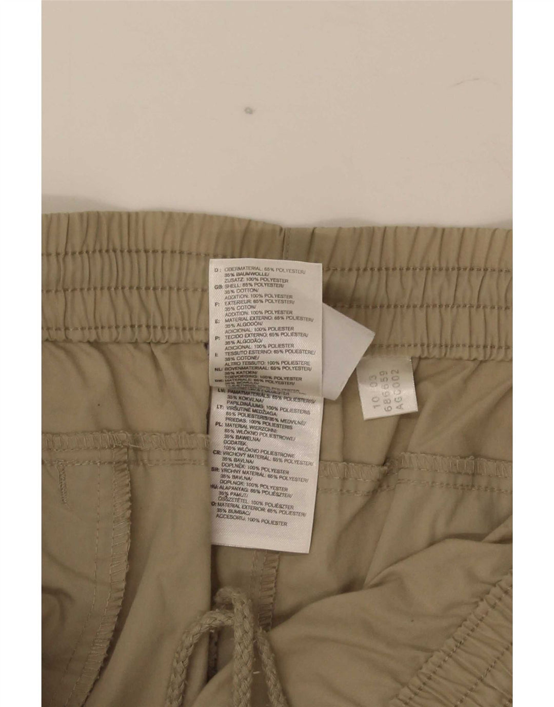 Adidas Herre Capri Træningsdragt Bukser XL Beige Polyester