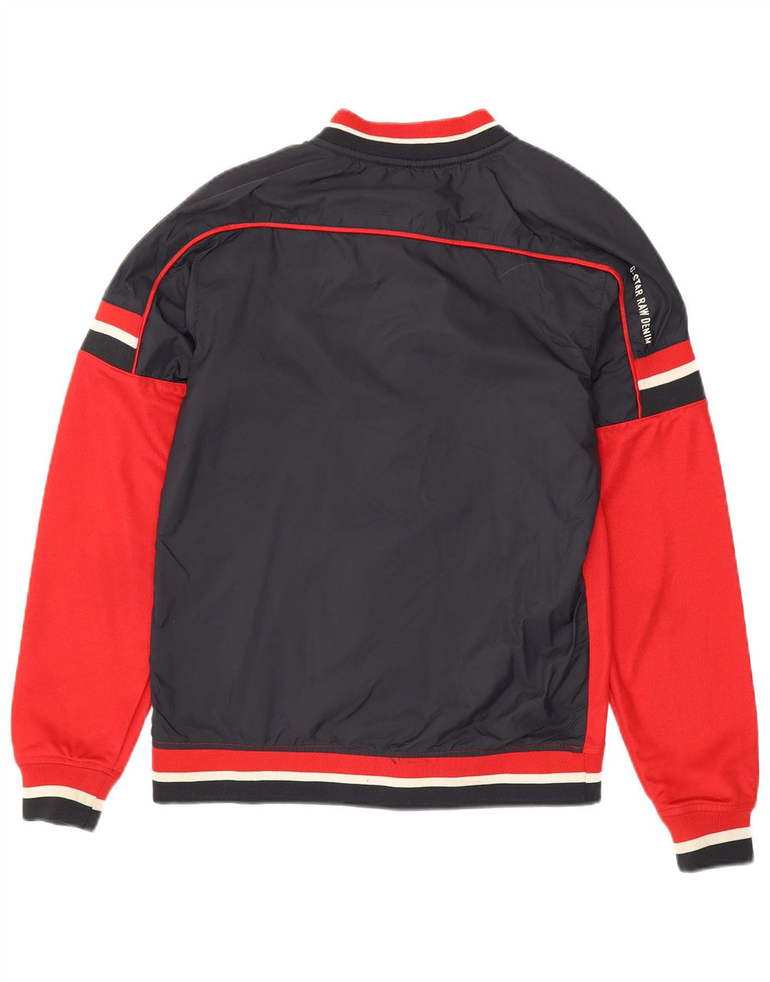 G-STAR Herre grafisk træningsdragt Topjakke Medium Rød Colourblock Polyester