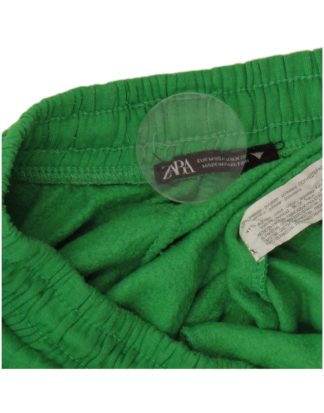 Zara træningsdragt til kvinder Joggers UK 14 Medium Green Polyester