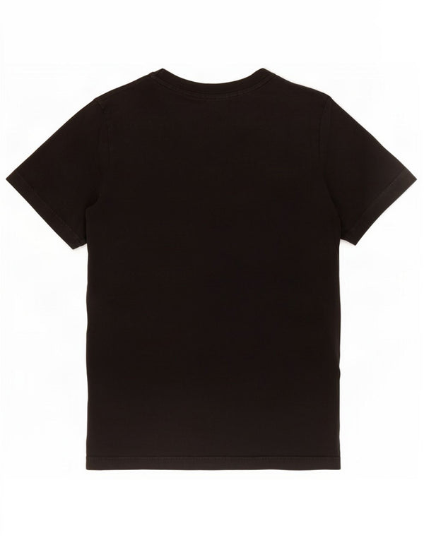 Adidas drenge grafisk t-shirt top 13-14 år sort bomuld