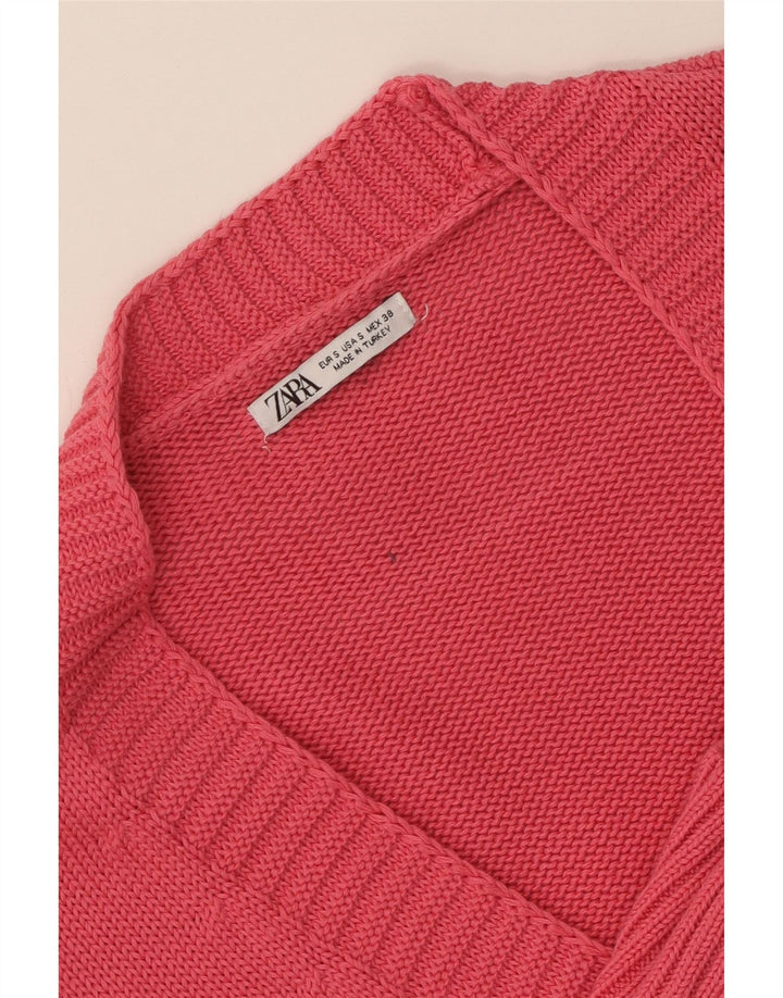 Zara Herre Cardigan Sweater Lille Pink