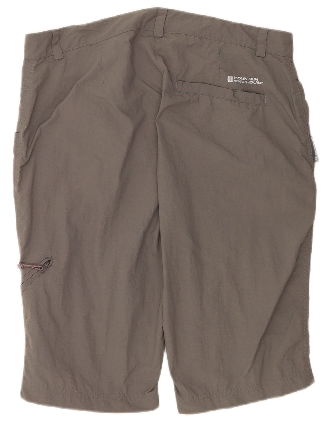 Mountain Warehouse Dame Cargo Shorts UK 14 Large W34 Grå Nylon