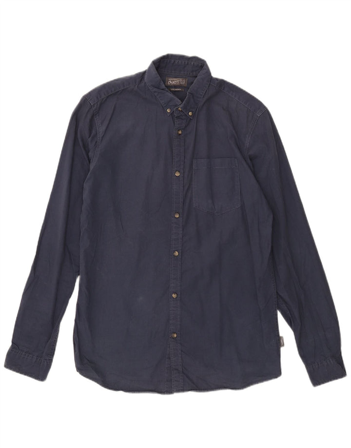Jack & Jones herreskjorte medium marineblå bomuld