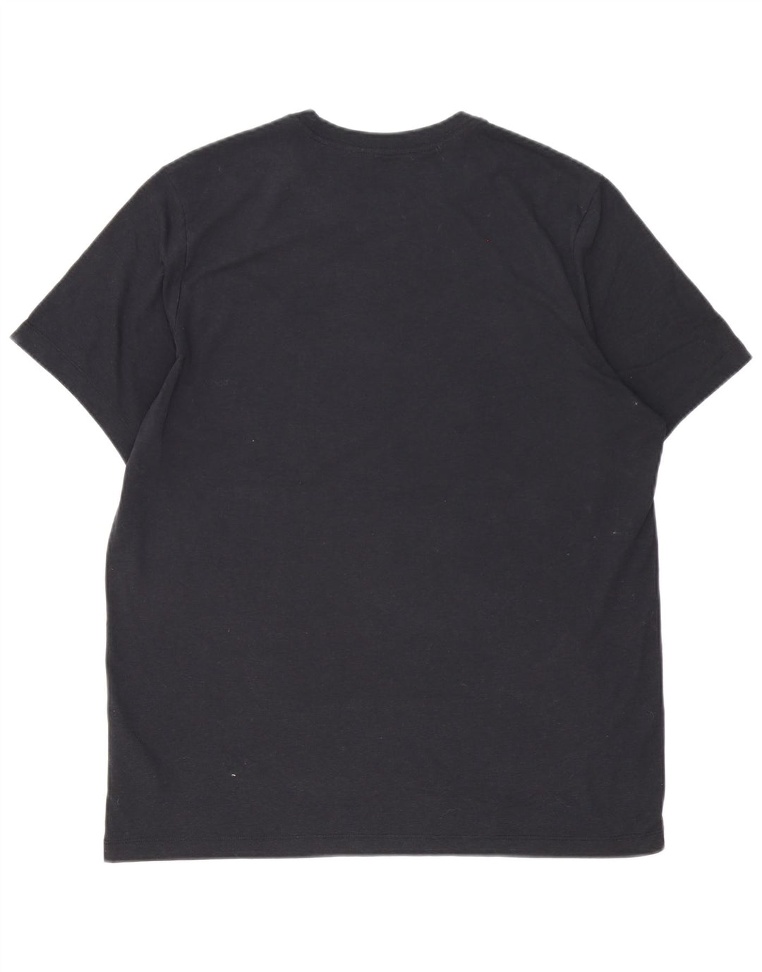 Nike Herre Dri Fit Grafisk T-Shirt Top Stor Sort Polyester