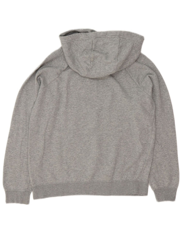 Nike Dame Hættetrøje UK 14 Medium Grey Bomuld