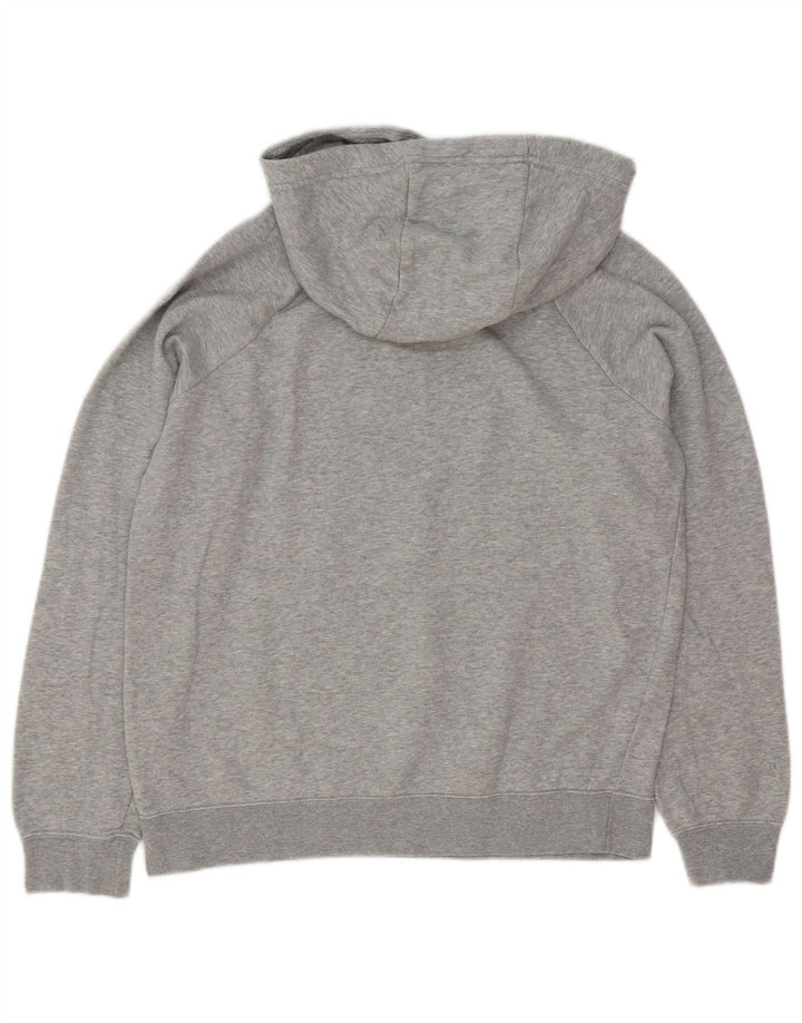 Nike Dame Hættetrøje UK 14 Medium Grey Bomuld