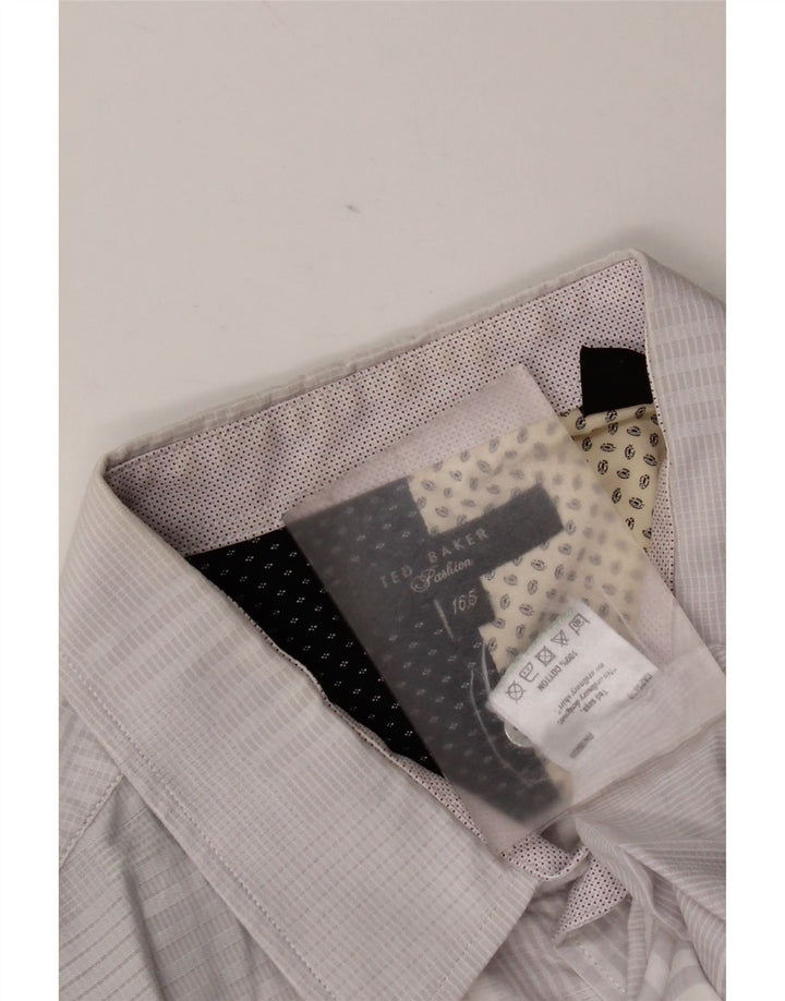 Ted Baker Herreskjorte str. 16,5 Large Grå Gingham Cotton