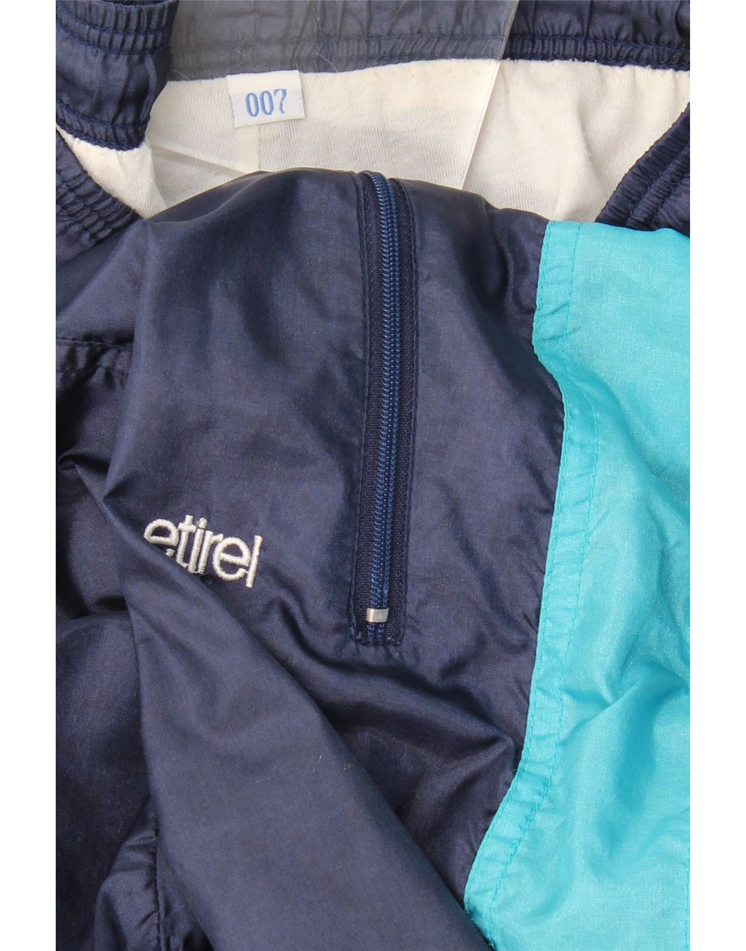 ETIREL Mens Tracksuit Trousers Joggers Medium  Navy Blue Colourblock