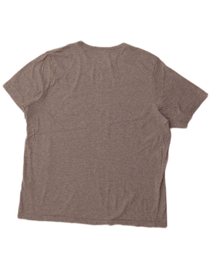 NIKE T-shirt top til mænd XL Grå bomuld