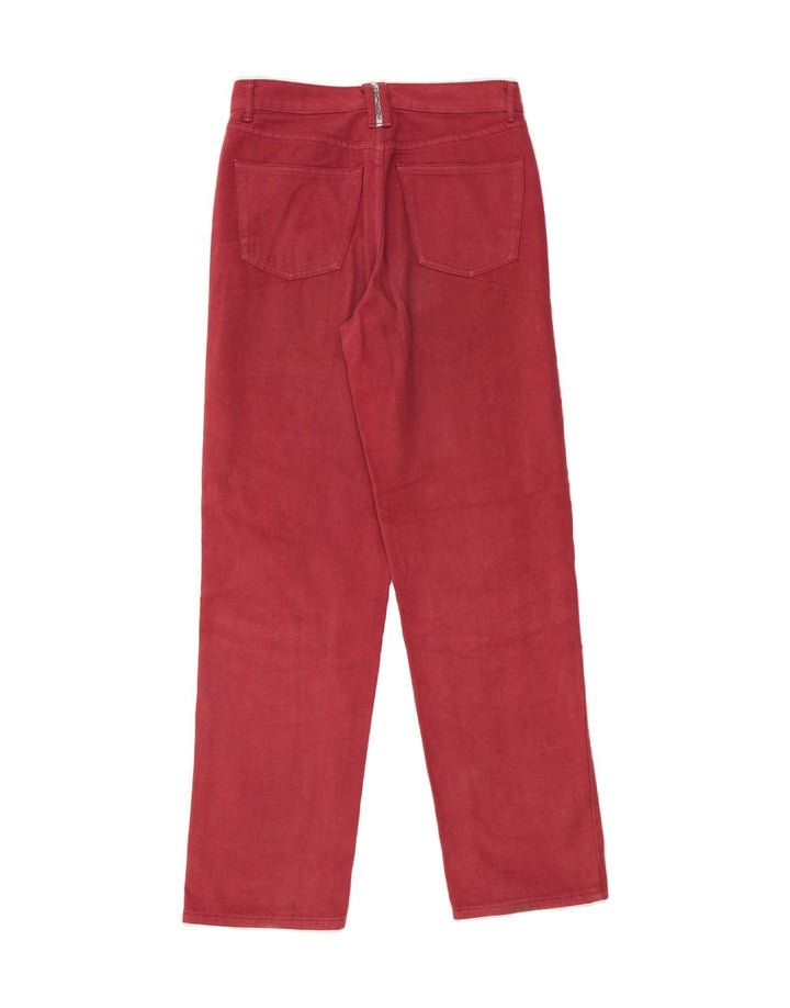 PUMA Womens Straight Jeans UK 12 Medium  Burgundy Cotton Vintage Puma and Second-Hand Puma from Messina Hembry 