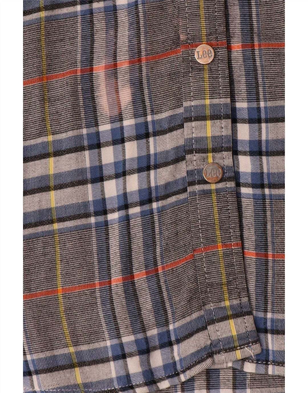 Lee Dame Flannel Shirt UK 16 Large Grey Plaid Viscose