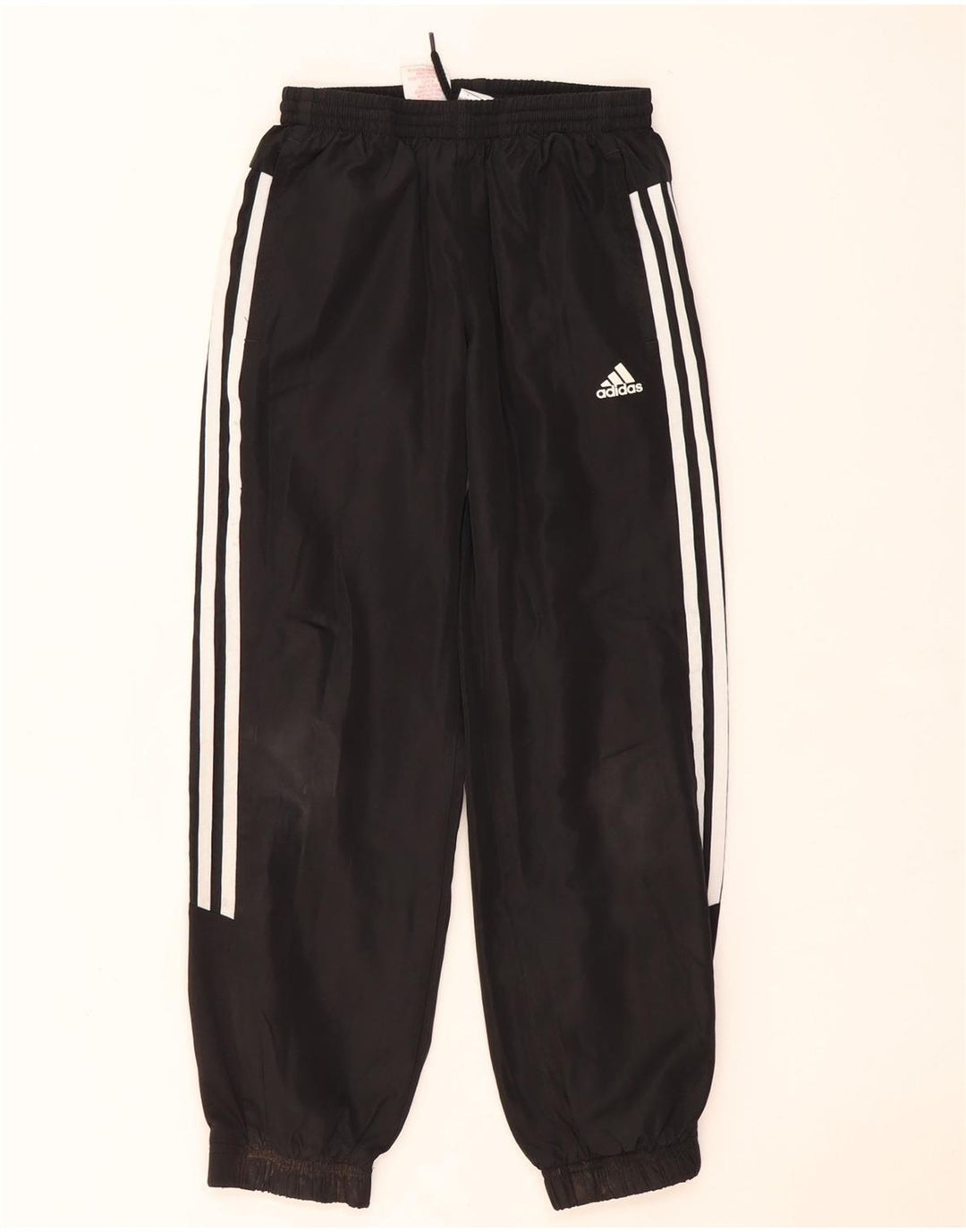 Adidas Drenge Træningsdragt Bukser Joggers 9-10 År Sort Polyester