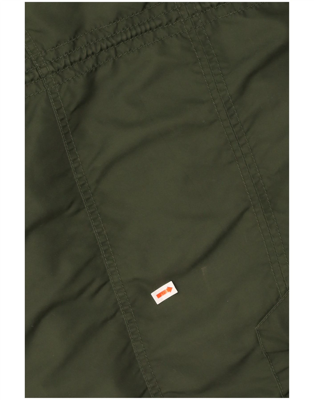 KHUJO Womens Hooded Parka Jacket UK 10 Small Green Polyester