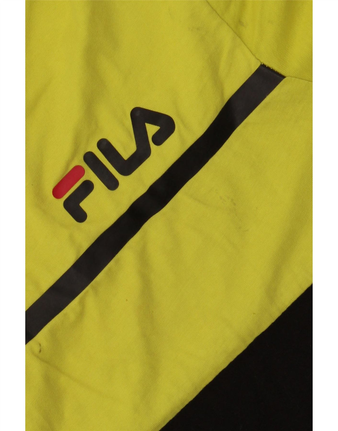 FILA Herre grafisk T-shirt Top XL Sort Colourblock Bomuld