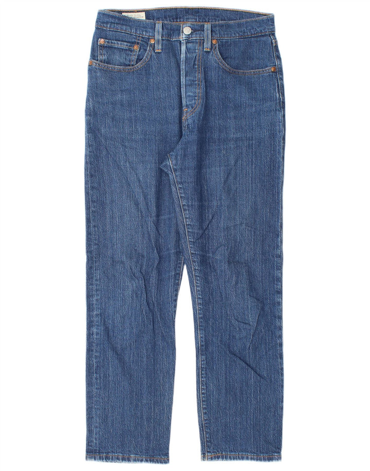 Levi's Dame 501 Straight Jeans W27 L26 Blå Bomuld