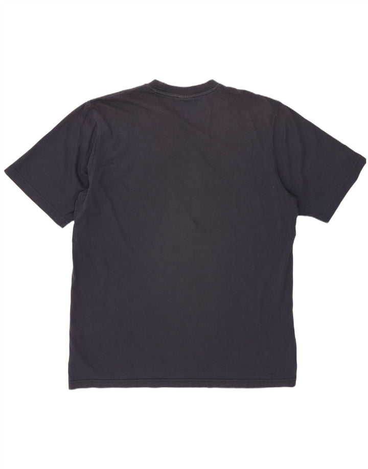 ADIDAS Grafisk T-shirt top til mænd Stor marineblå bomuld