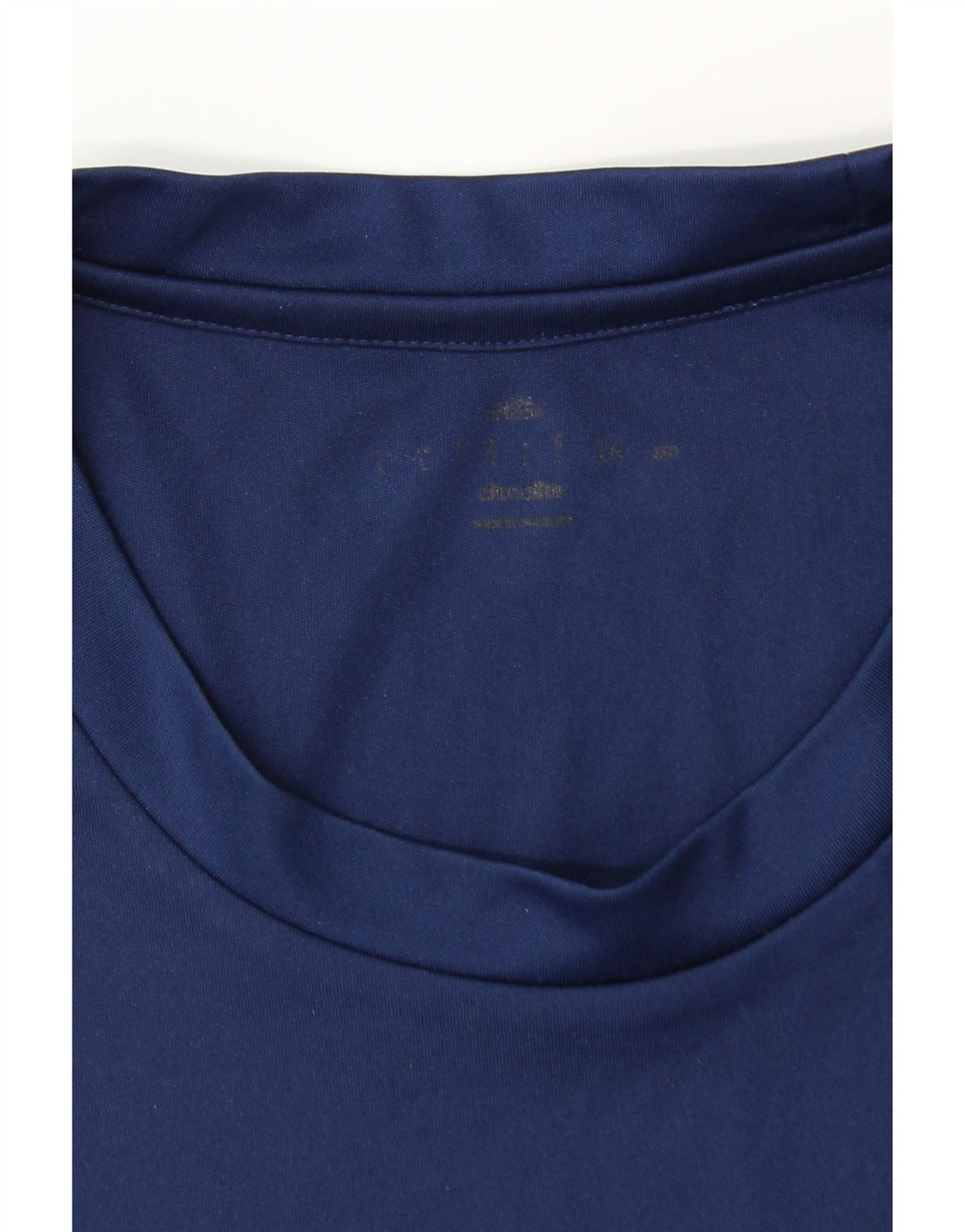 ADIDAS Herre Climalite T-shirt Top Stor marineblå polyester