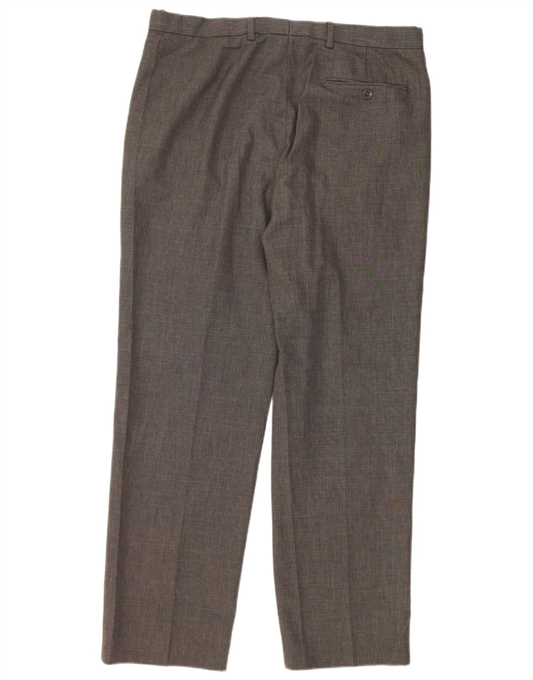 Marks & Spencer Straight Suit Bukser til mænd W36 L31 Grå polyester