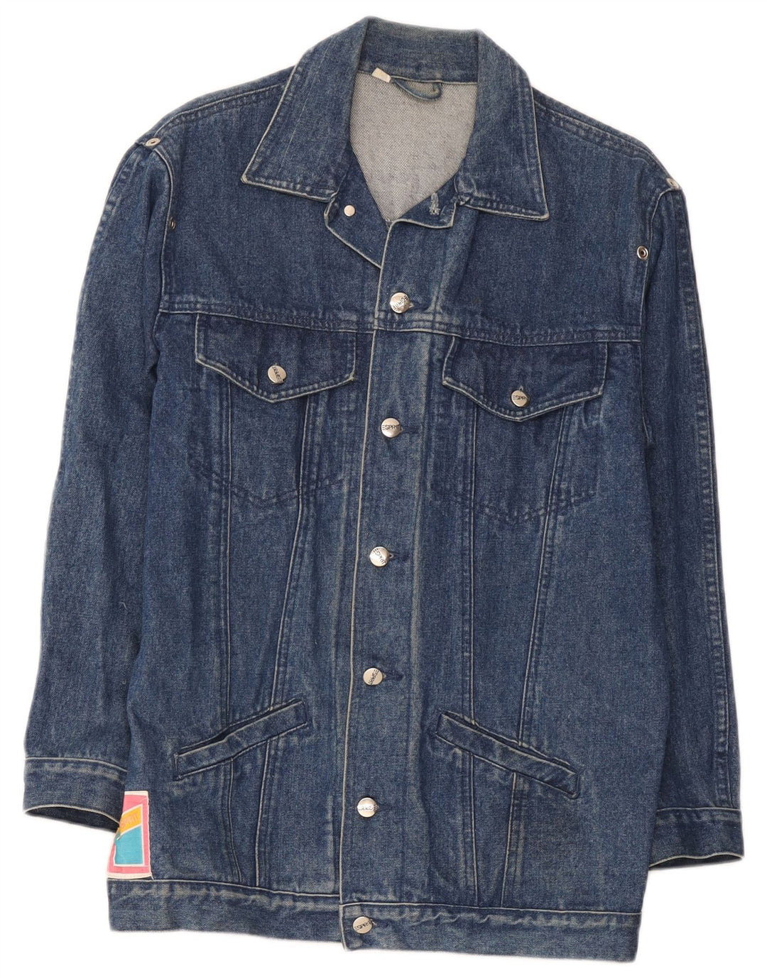 Esprit Herre denimjakke UK 38 Medium Blue Cotton