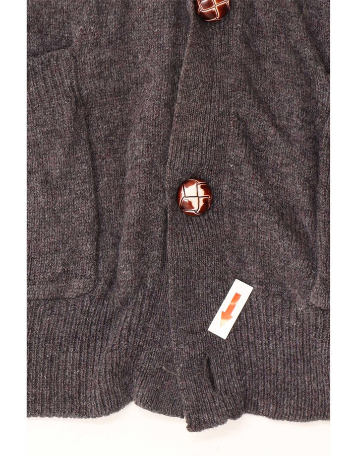 James Pringle Herre ærmeløs cardigan sweater Medium Grey New Wool