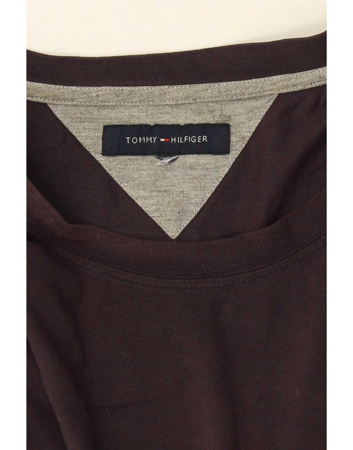 Tommy Hilfiger Herre T-Shirt Top Medium Sort