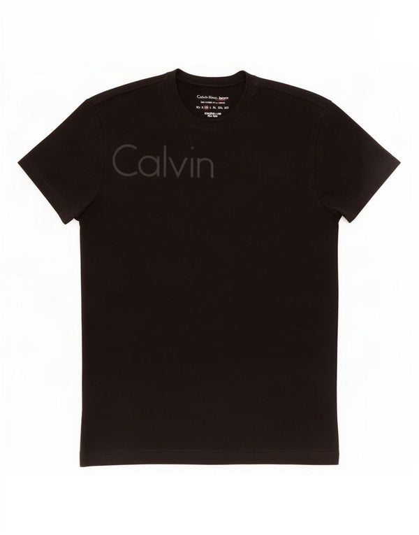 Calvin Klein Jeans Herre grafisk T-shirt Top Medium Sort Bomuld
