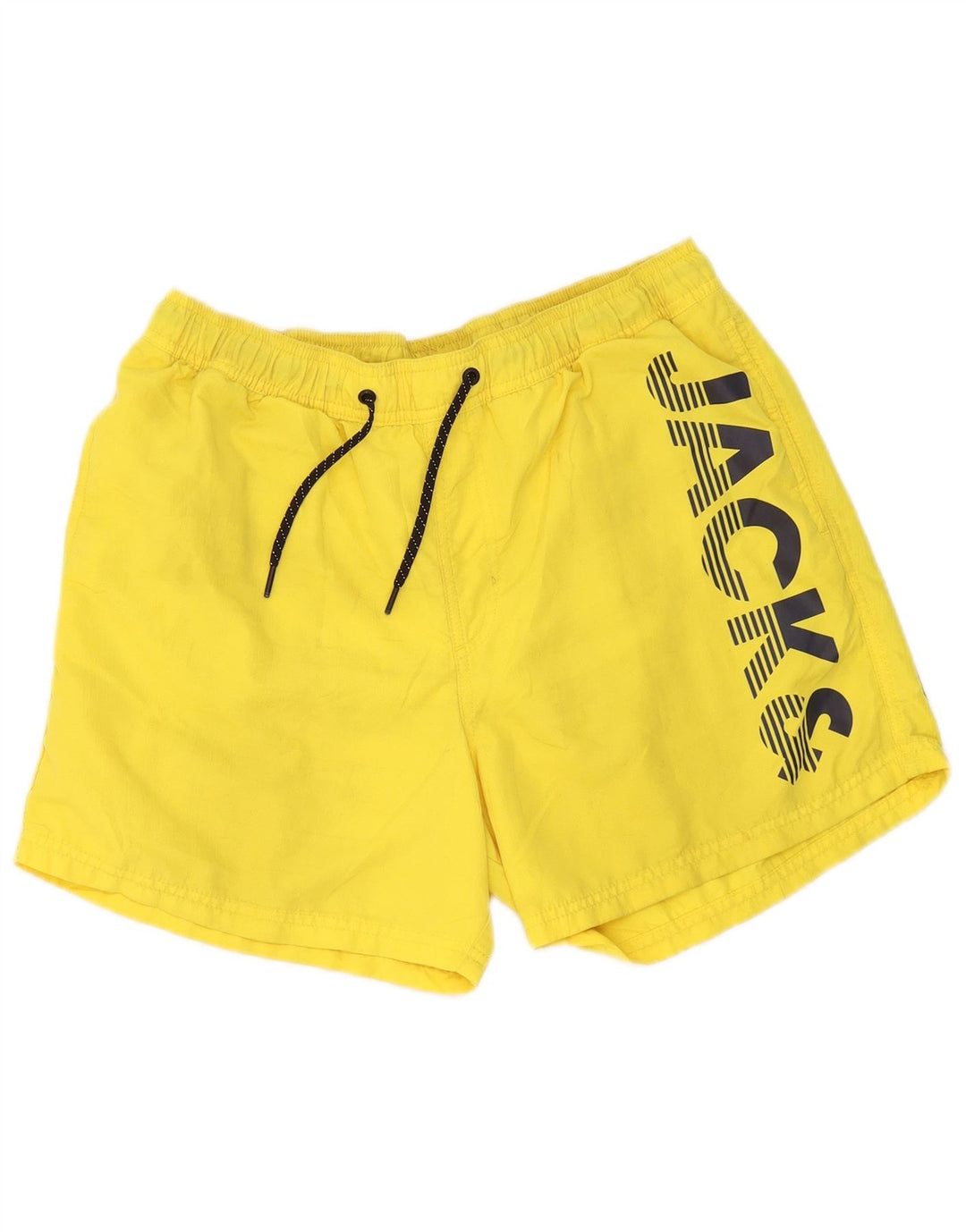 Jack & Jones Herre grafiske svømmeshorts store gule polyester